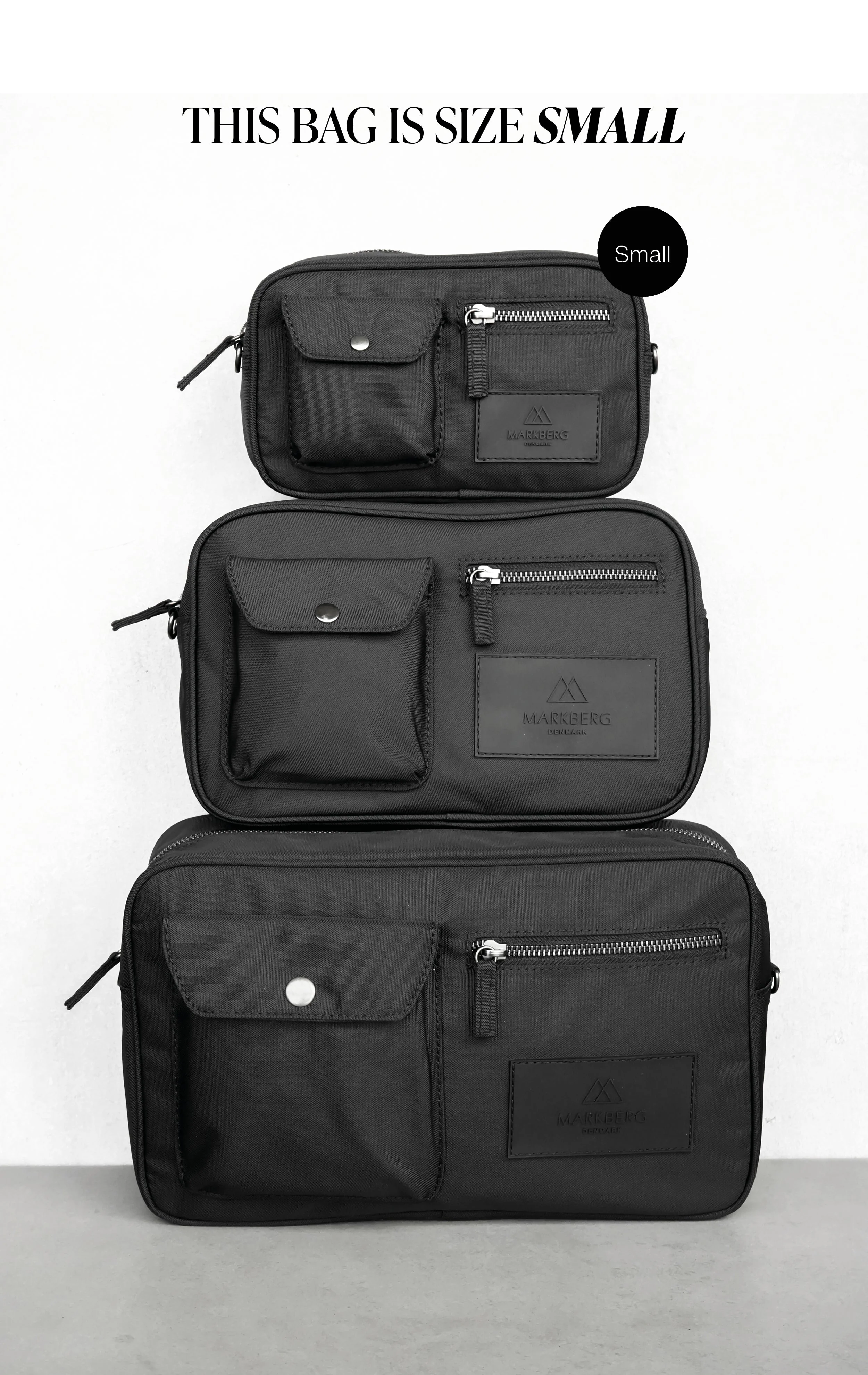 DarlaMBG Small Crossbody Bag, Monochrome - Image 3